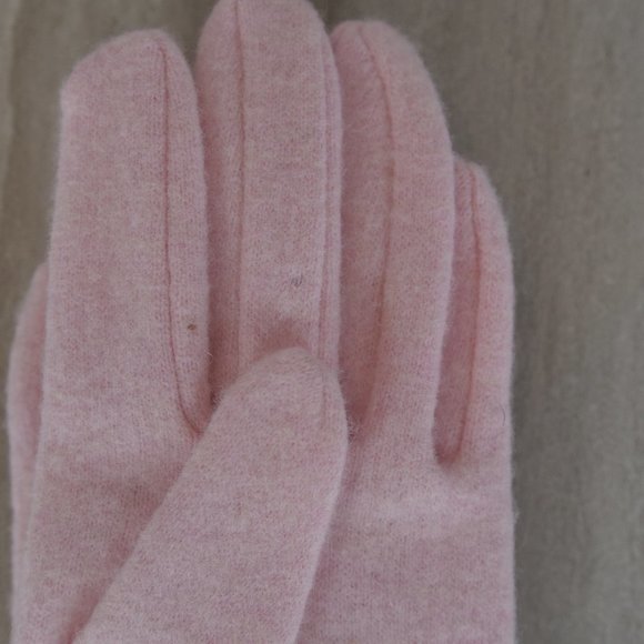 Vintage Wrist Length Ladies Dress Gloves Opera Princess Pink Small Tea Costume - Picture 3 of 3